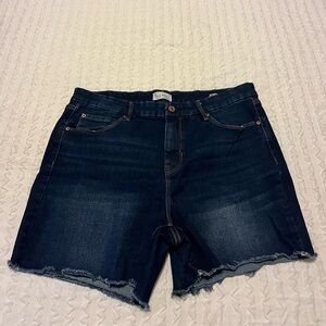Nicole Miller Deep Blue Jean Shorts